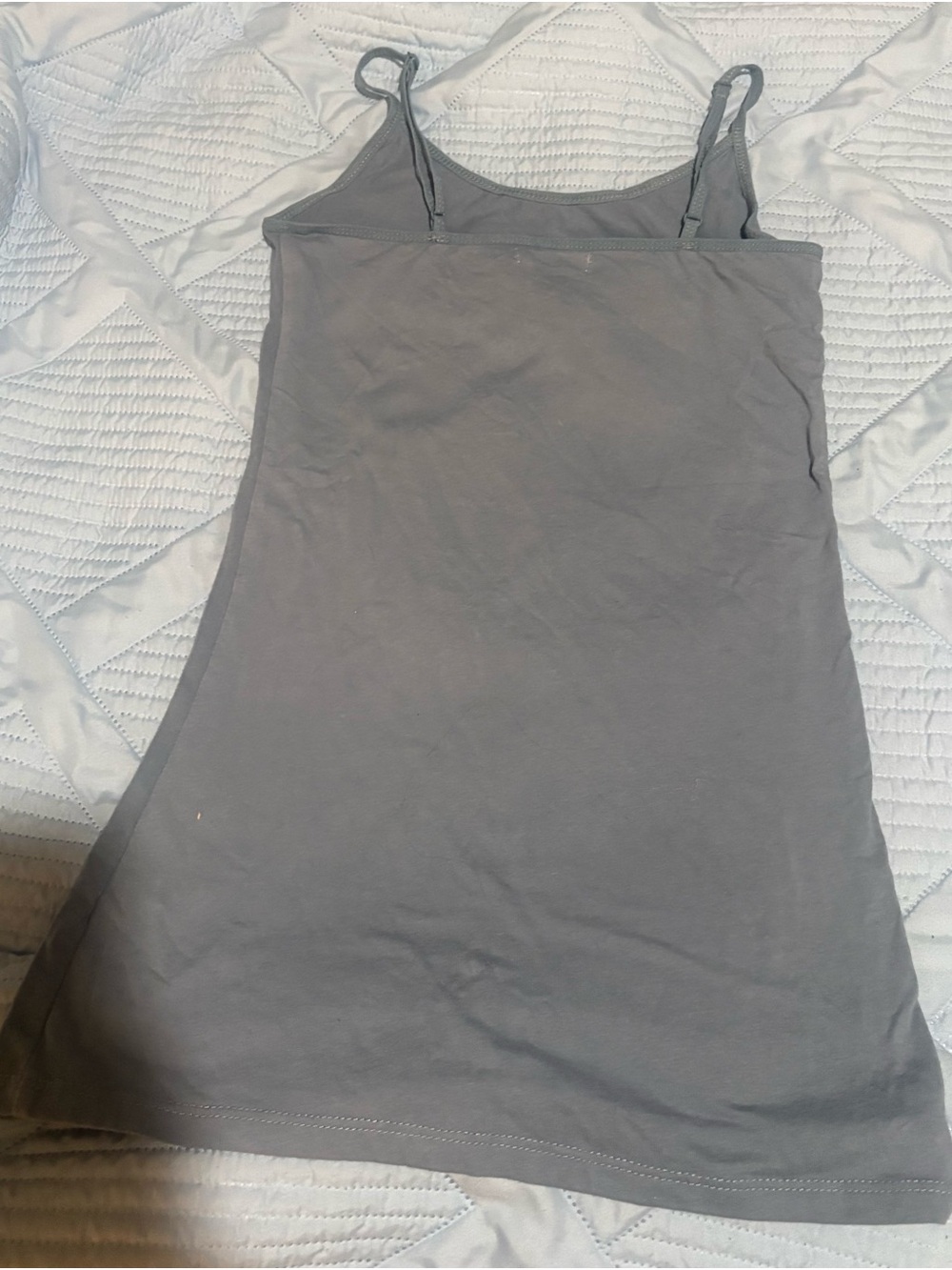 Active Basic Gray Spaghetti Strap Camisole